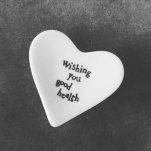 heart with words wishing you good health
