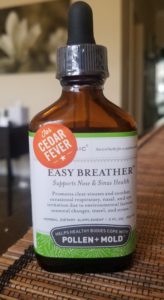 a bottle of easy breather herbs