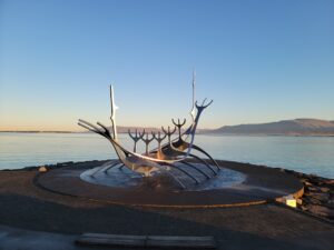 Sun Voyager Sculpture in Reykjavík, Iceland