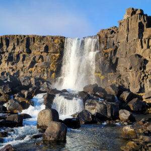 Svartifoss Waterfall in Iceland 