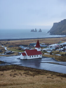 Church in Vík in Iceland