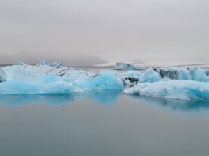 Glaciers at Jökulsárlón glacier lagoon in Iceland