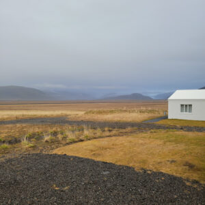 View from Fosshotel Vatnajökull in Iceland