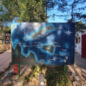 Map of the water of NE Sardinia